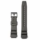 Pulsera de Resina Negra para Reloj con Hebilla Negra Repuesto Casio 18mm - Miniatura 2