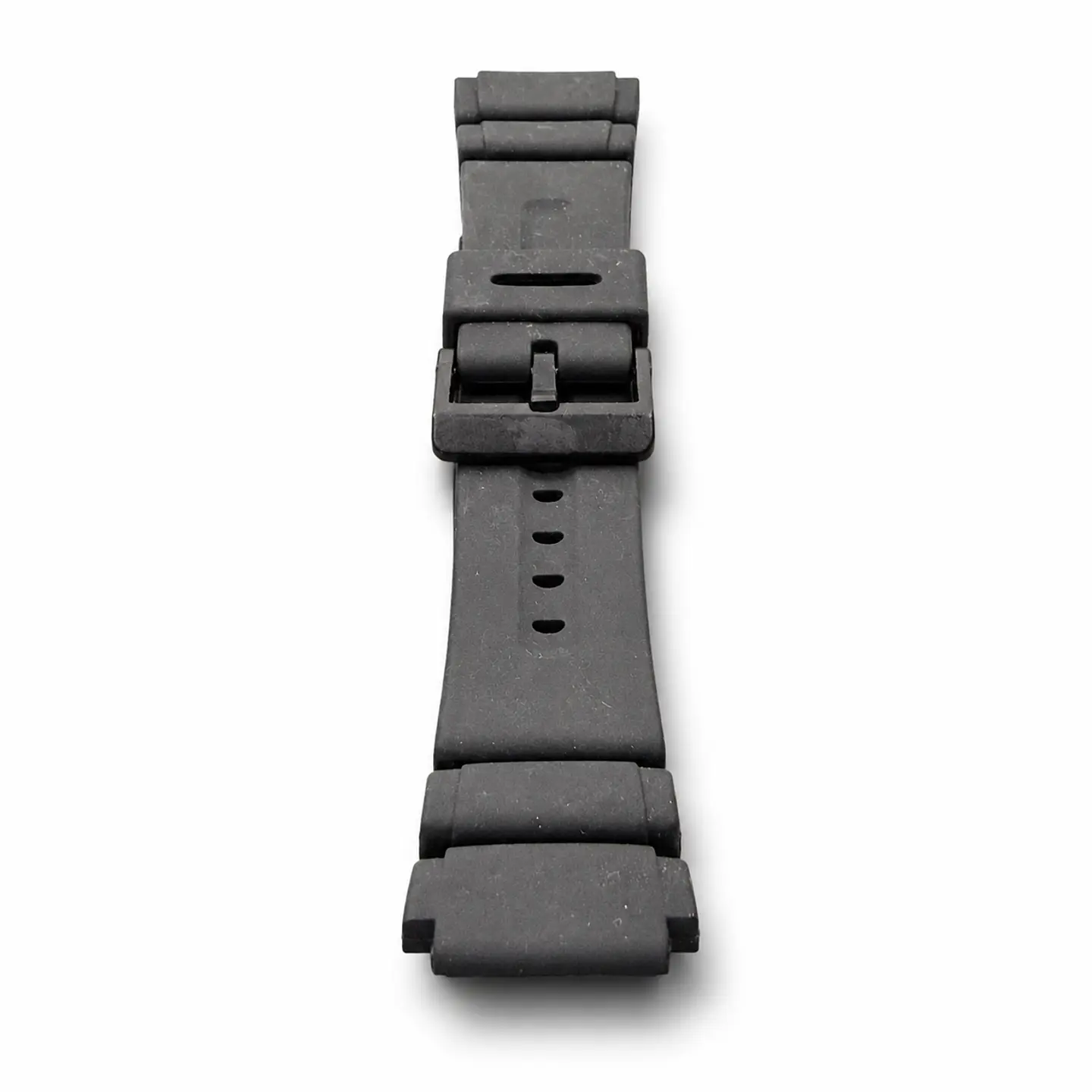 Pulsera de Resina Negra para Reloj con Hebilla Negra Repuesto Casio 18mm 5