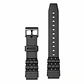 Pulsera de Resina Negra para Reloj con Hebilla Negra Repuesto Casio 18mm - Miniatura 2