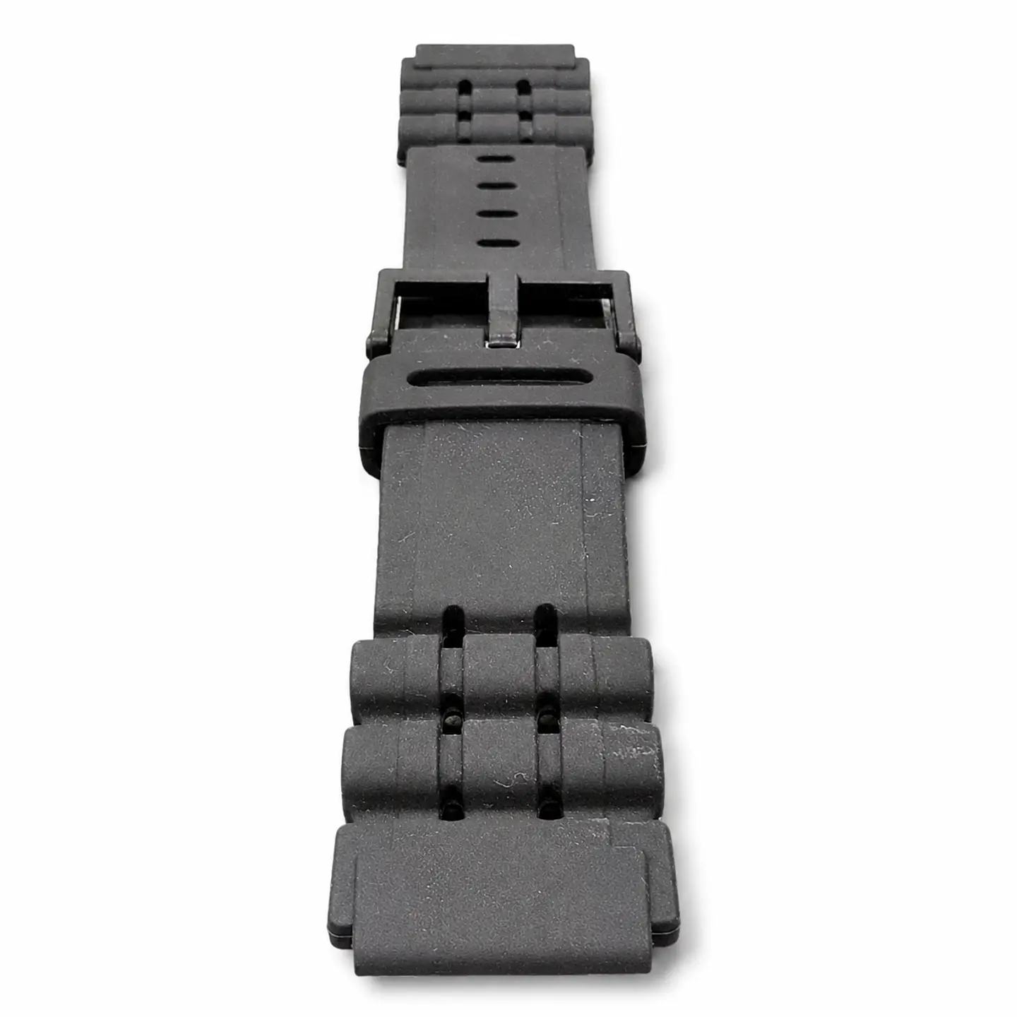 Pulsera de Resina Negra para Reloj con Hebilla Negra Repuesto Casio 18mm 4