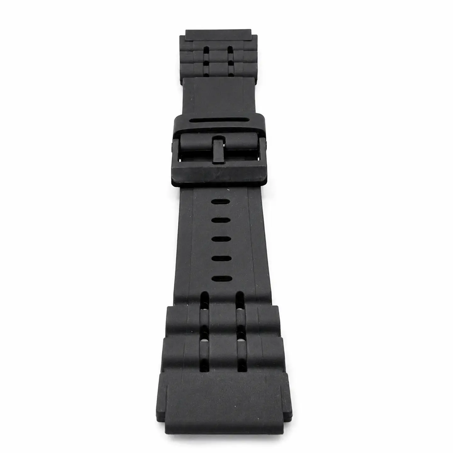 Pulsera de Resina Negra para Reloj con Hebilla Negra Repuesto Casio 18mm 5
