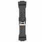 Pulsera de Resina Negra Tipo G-Shock Mod. 2121 Hebilla Plateada 16 mm - Miniatura 1