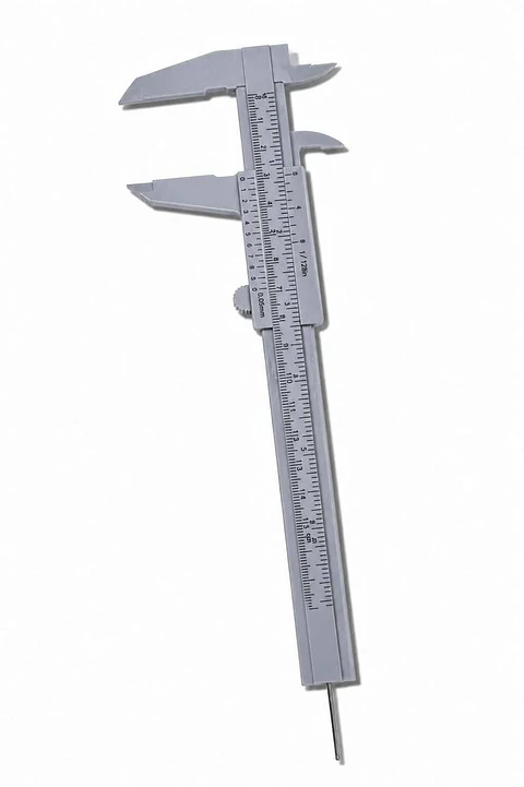 Pie de Metro Vernier Plástico 150 mm Precisión 0,05 mm para Relojería