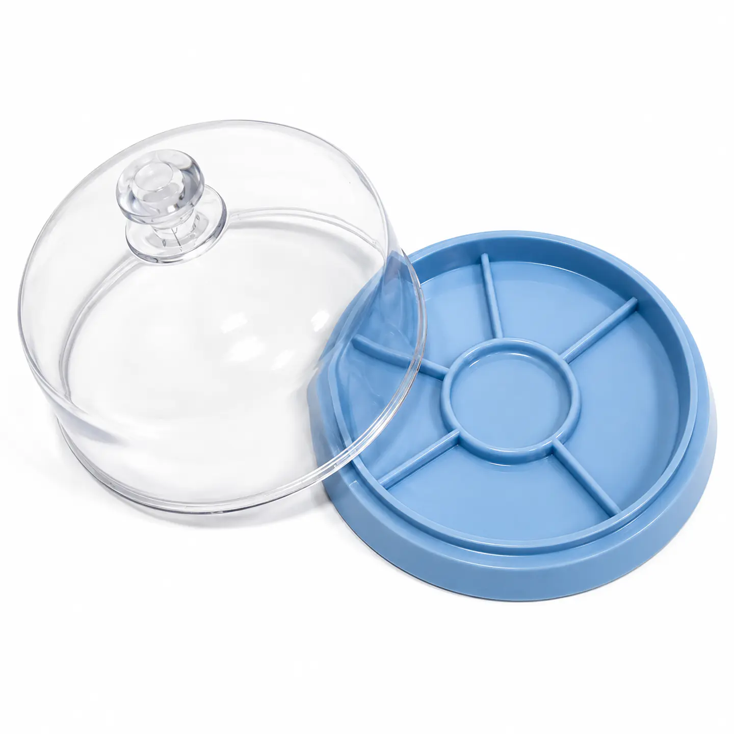 Cubierta Antipolvo para Piezas de Reloj 4″ con Bandeja Divisoria 1