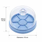 Cubierta Antipolvo para Piezas de Reloj 4″ con Bandeja Divisoria - Miniatura 3