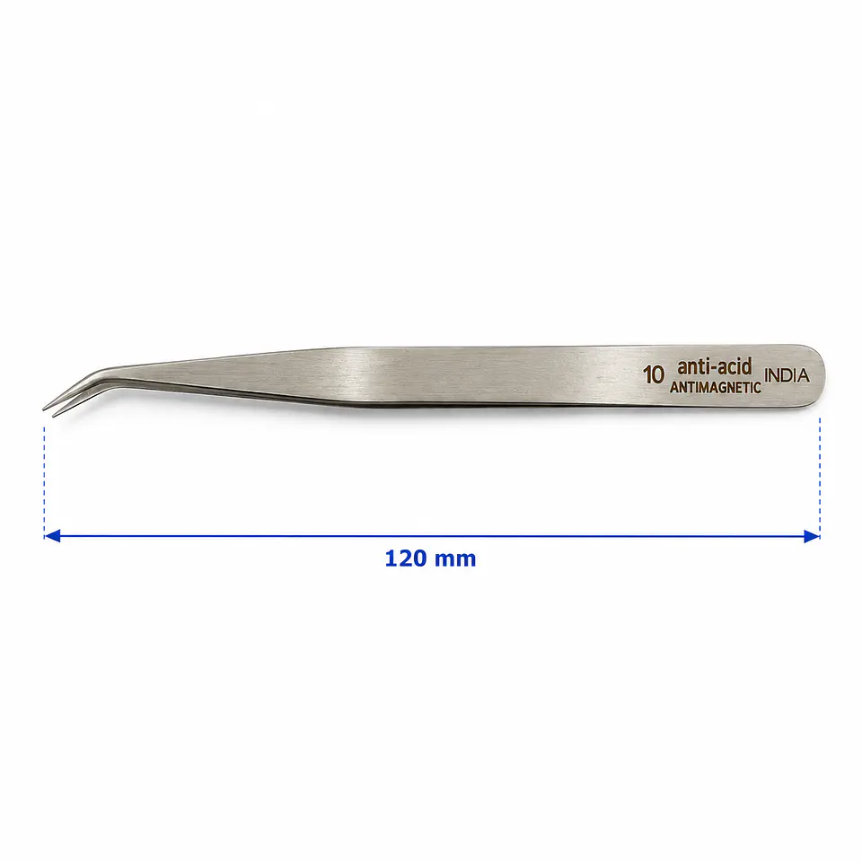 Pinza Antimagnética Stella Variante 10 de Acero Inoxidable 3