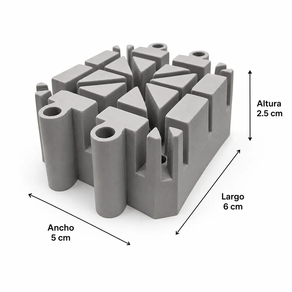 Soporte Plástico Gris para Pulseras de Reloj y Pasadores 3