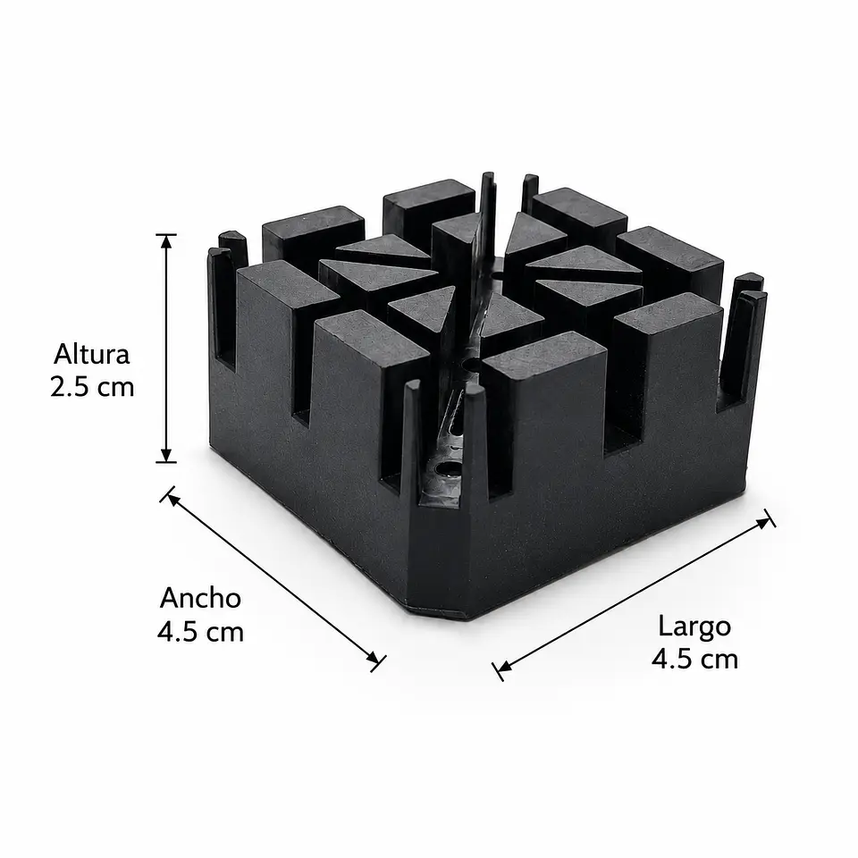 Soporte Plástico para Pulseras de Reloj 45 × 45 mm 2