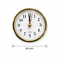 Reloj Quartz Encastrable 65 mm Dorado con Números Arábigos - Miniatura 3