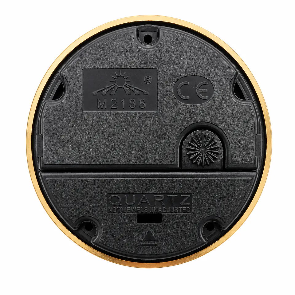 Reloj Quartz Insertable 65 mm Dorado con Números Romanos 3