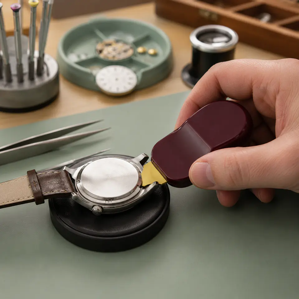 Abridor de Tapas a Presión para Relojes de Cuarzo 3