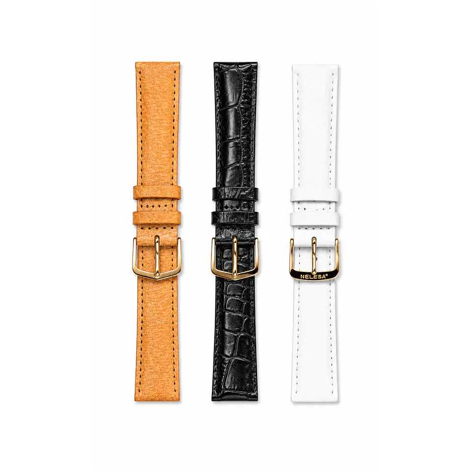 Pulsera de cuero para reloj 20 mm | Colores surtidos 1