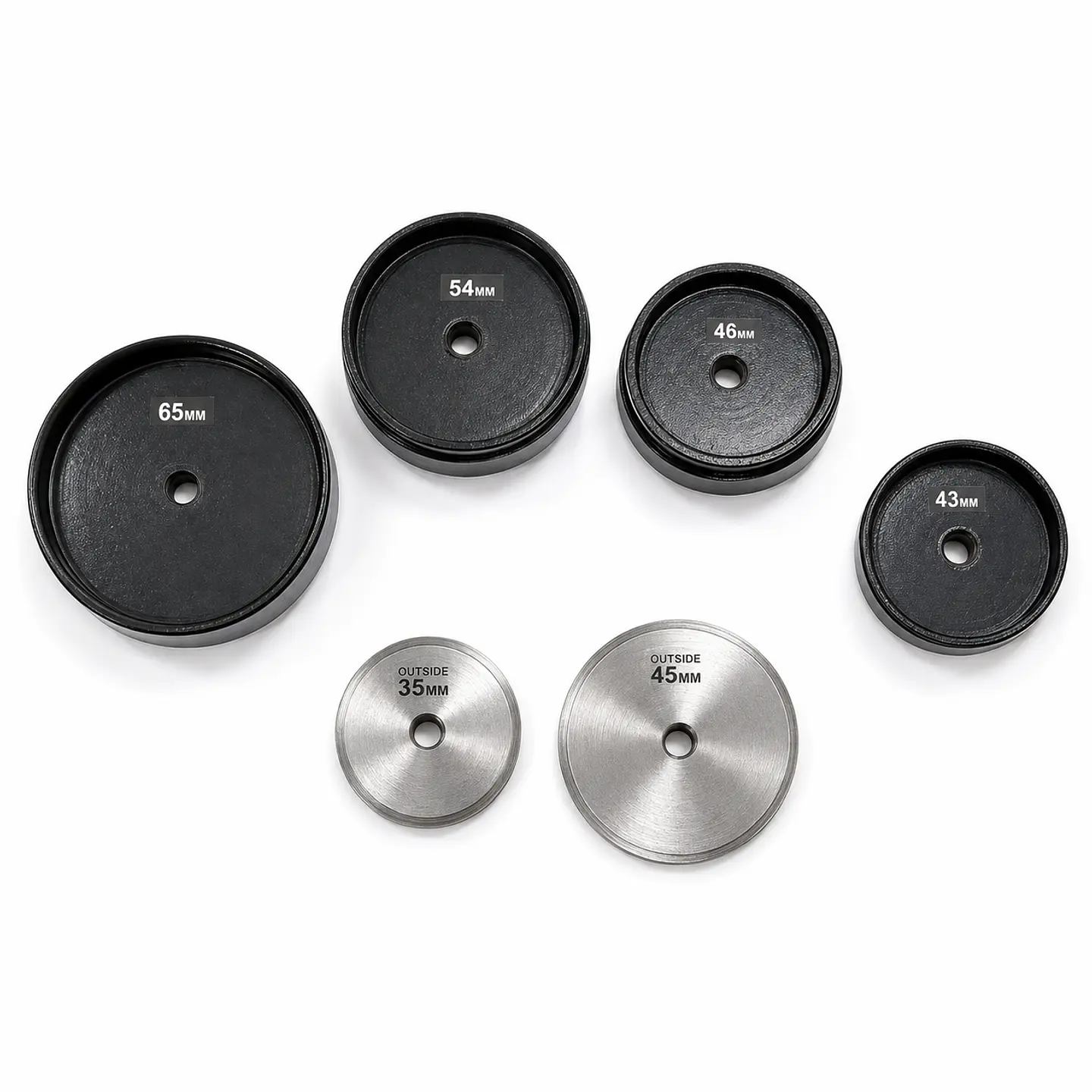 Set 6 Tases de Aluminio Grandes para Prensa Relojera – Cambridge 1394 1