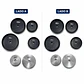 Set 6 Tases de Aluminio Grandes para Prensa Relojera – Cambridge 1394 - Miniatura 2