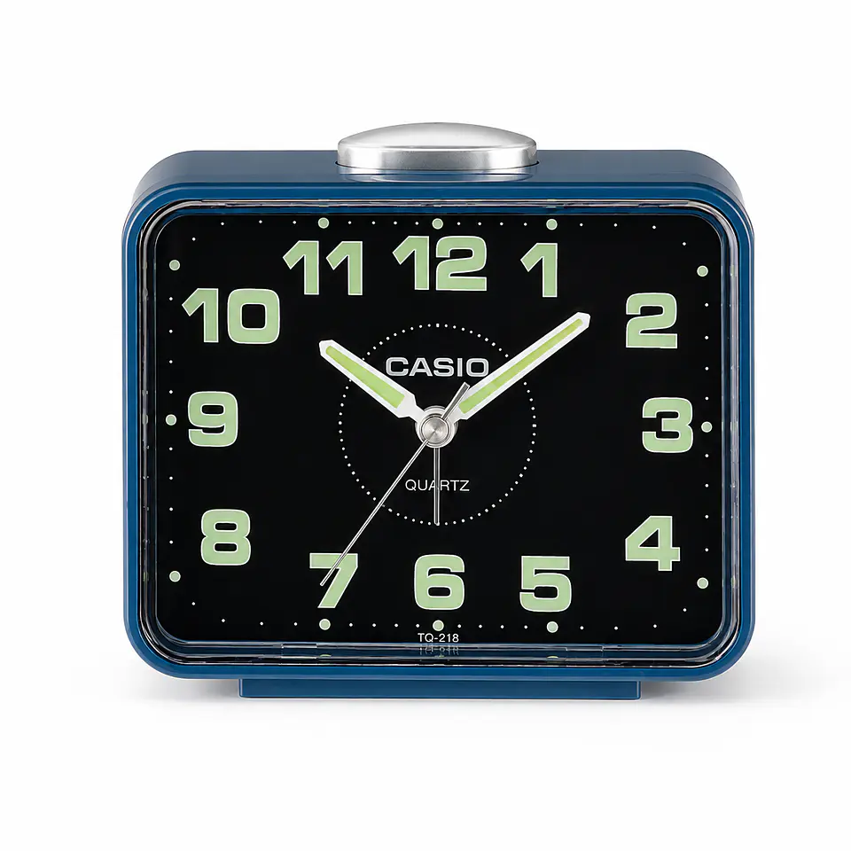 Reloj Despertador Casio TQ-218-8 Analógico con Snooze 1