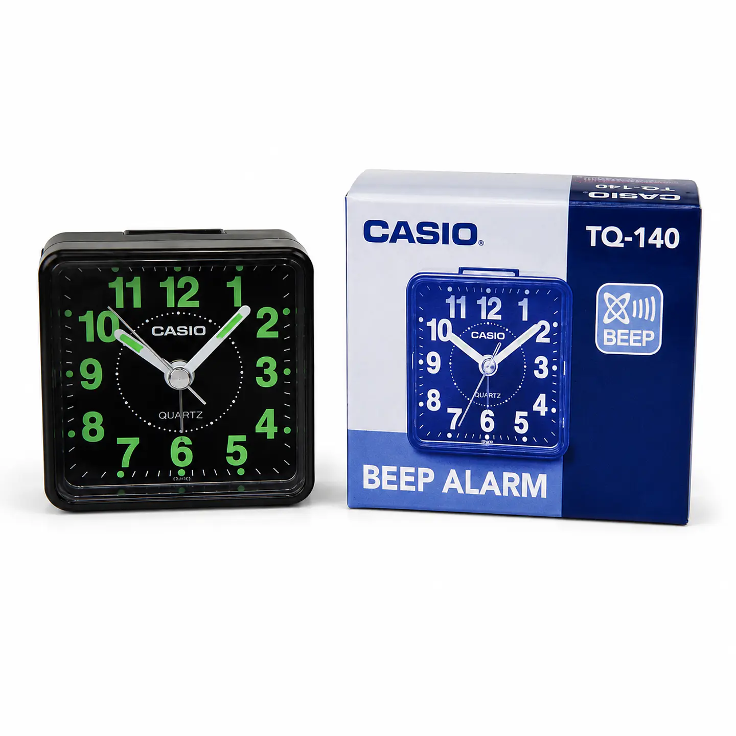 Reloj Despertador Casio TQ-140-1 Analógico Compacto 2