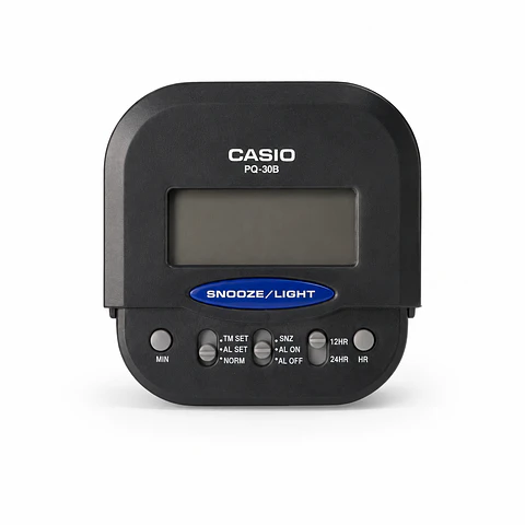 Reloj Despertador Digital Casio PQ-30-2 con Luz y Snooze