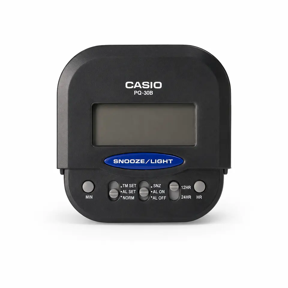 Reloj Despertador Digital Casio PQ-30-2 con Luz y Snooze 1