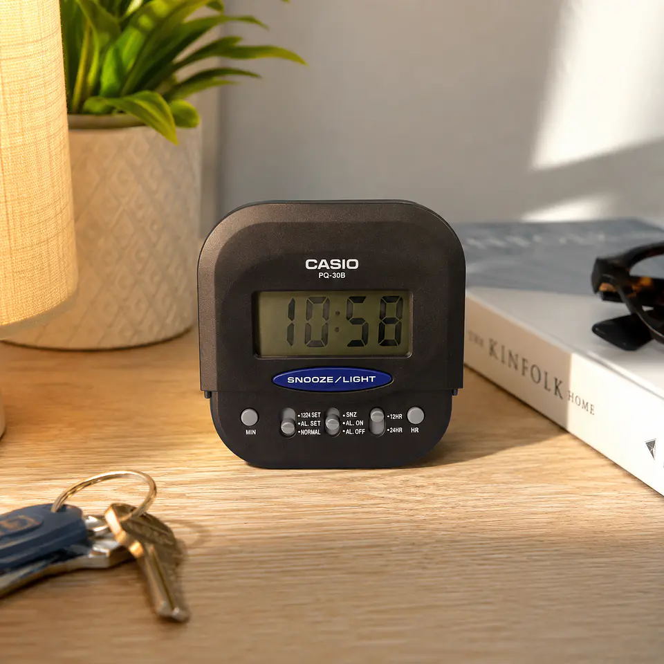 Reloj Despertador Digital Casio PQ-30-2 con Luz y Snooze 3