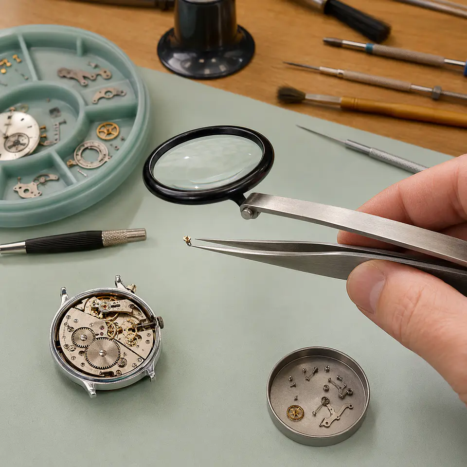 Pinza con Lupa 25 mm para Relojería y Joyería – Cambridge 1962 3