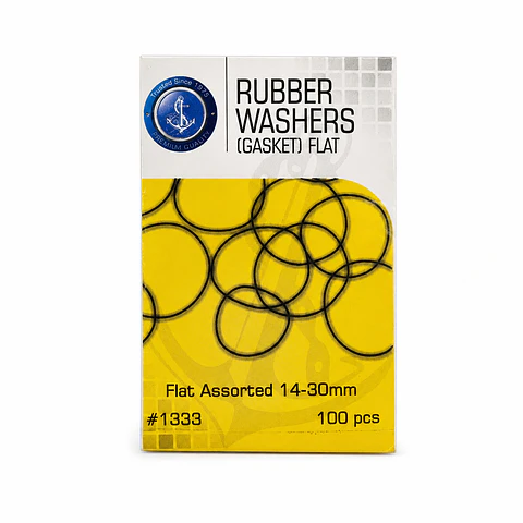 Set 100 Juntas Planas de Goma O-Ring 14 a 30 mm para Relojería