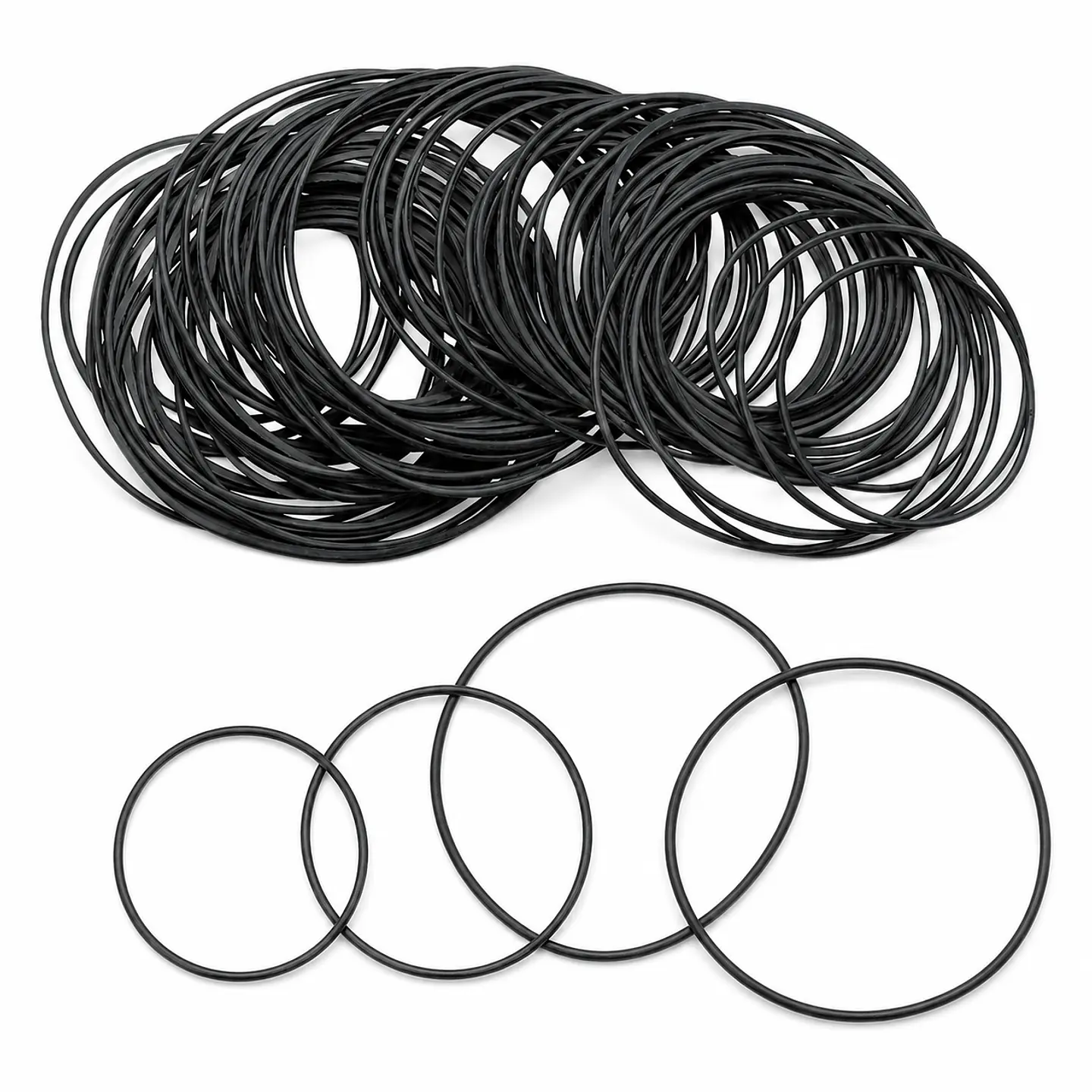 Set 100 Juntas Planas de Goma O-Ring 14 a 30 mm para Relojería 2