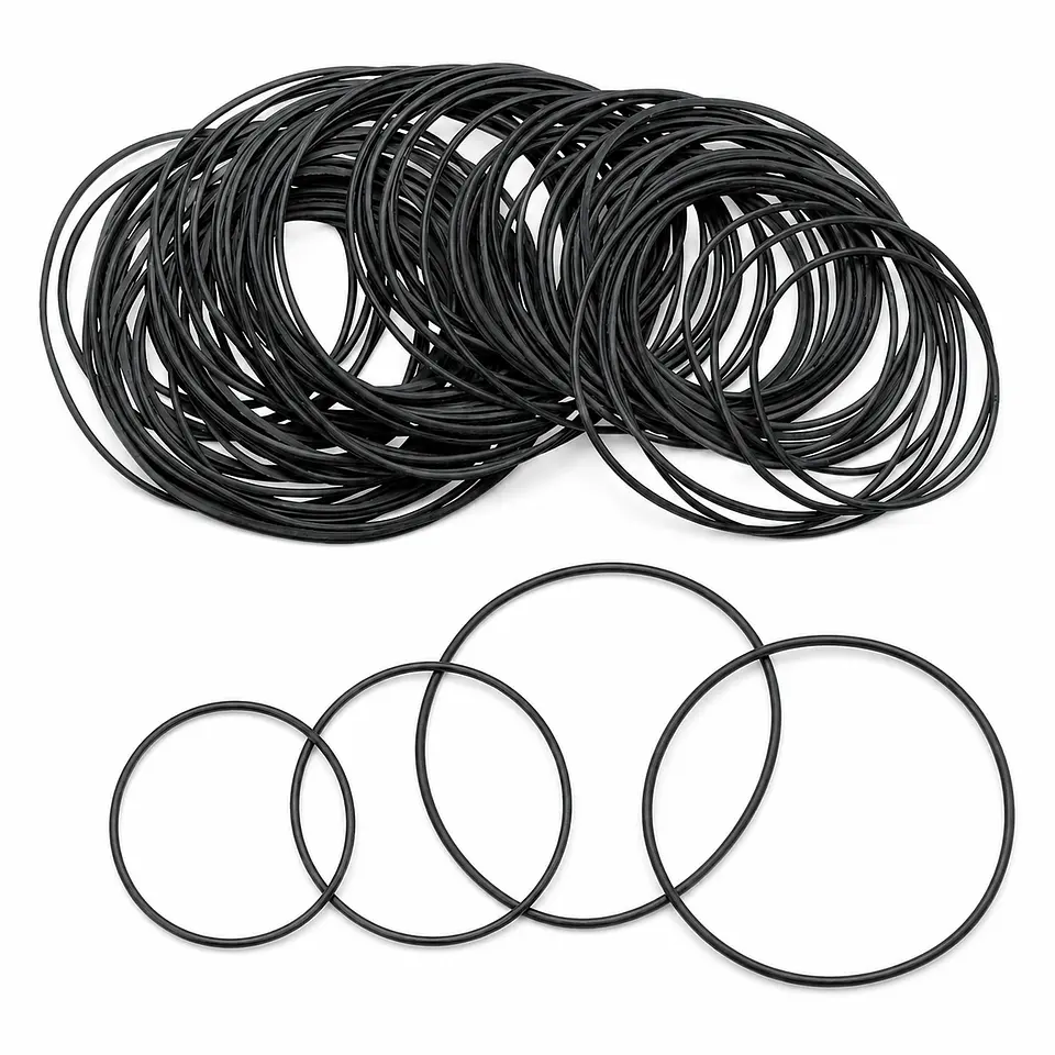 Set 100 Juntas Planas de Goma O-Ring 14 a 30 mm para Relojería 2