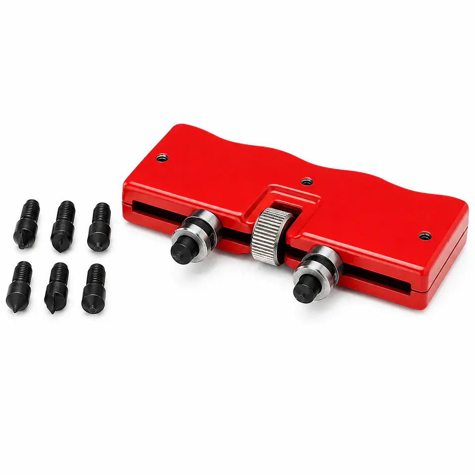 Abridor de Fondos Roscados para Reloj Tipo Cangrejo 15–65 mm con Puntas Jaxa 2