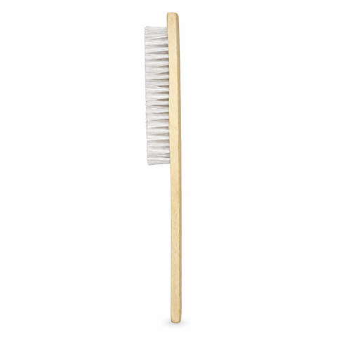 Cepillo de Nylon Cerdas Duras 4 Filas con Mango de Madera