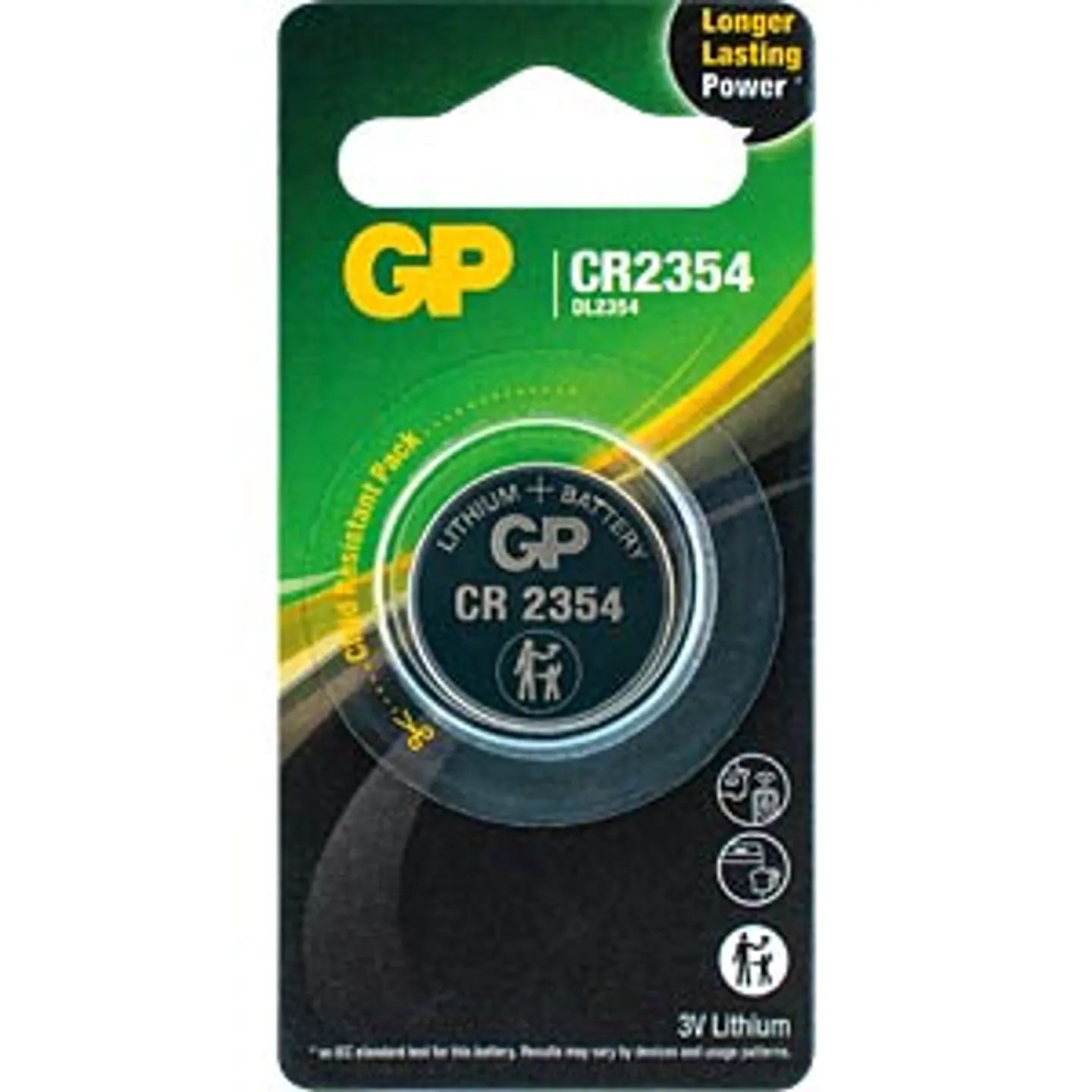 Pila de Litio GP CR2354 3V 560mAh – 23 x 5,4 mm 1
