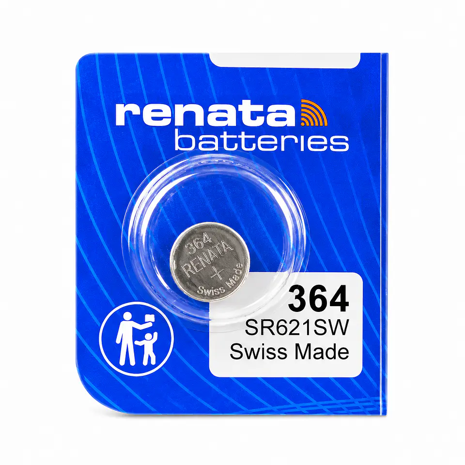 Pila Renata 364 SR621SW 1,55V Óxido de Plata 1
