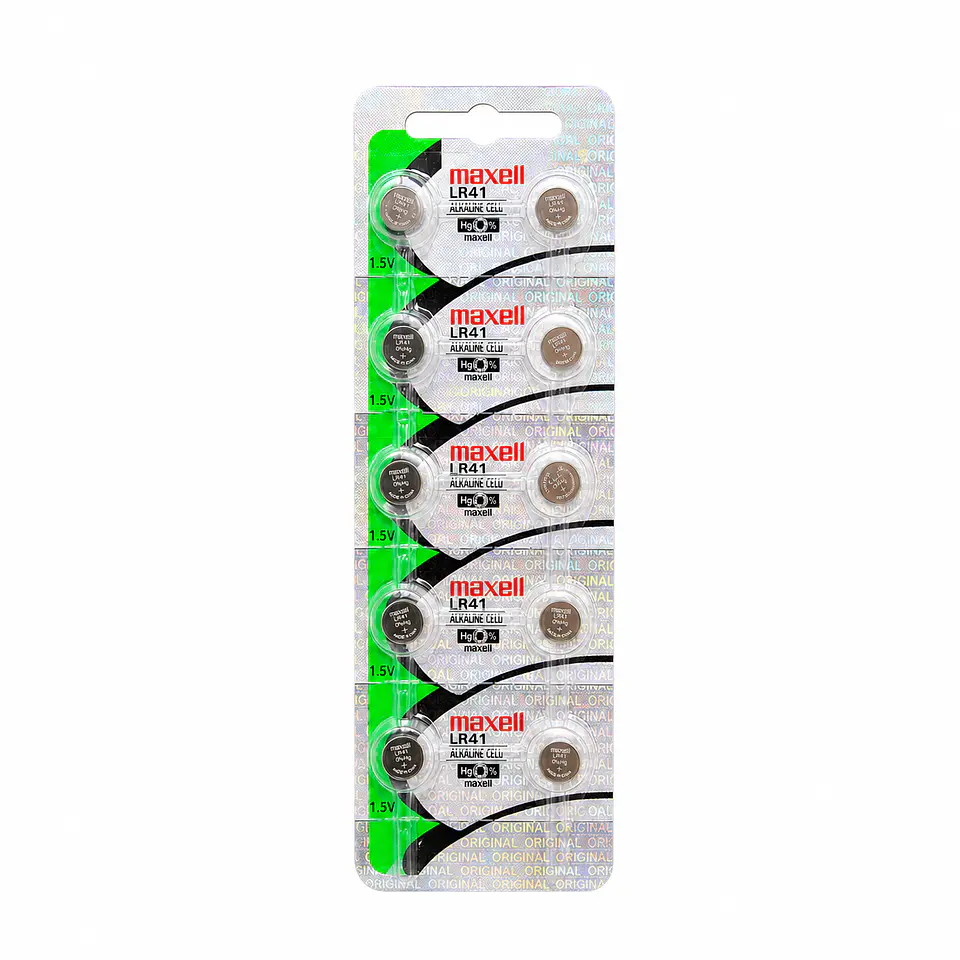 Pila Maxell LR41 / AG3 / LR736 Alcalina 1.5V 2