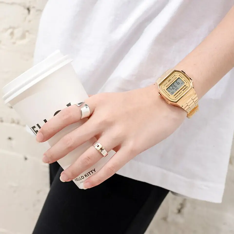 Reloj Casio A168WG-9 Gold 3