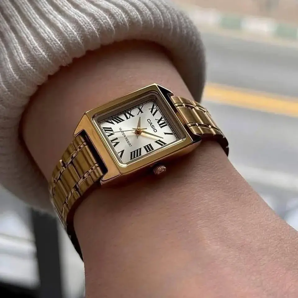 Reloj Casio Mujer Ltp-V007G-9B Luxury Gold 4