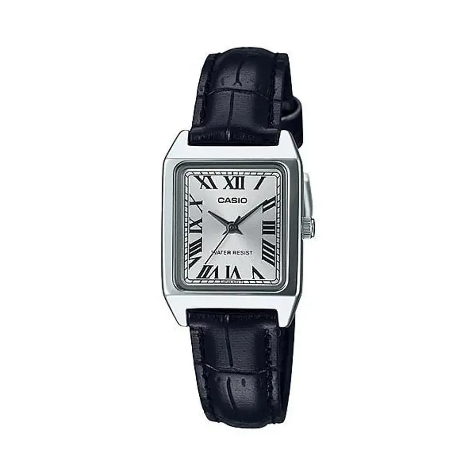 Reloj Casio Mujer Ltp-V007L-B1 Correa de Cuero 1