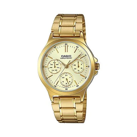 Reloj Casio Mujer Ltp-V300G-9A Gold 