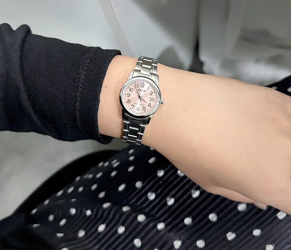 Reloj Casio Mujer LTP-V002D-4B Silver Rose 2