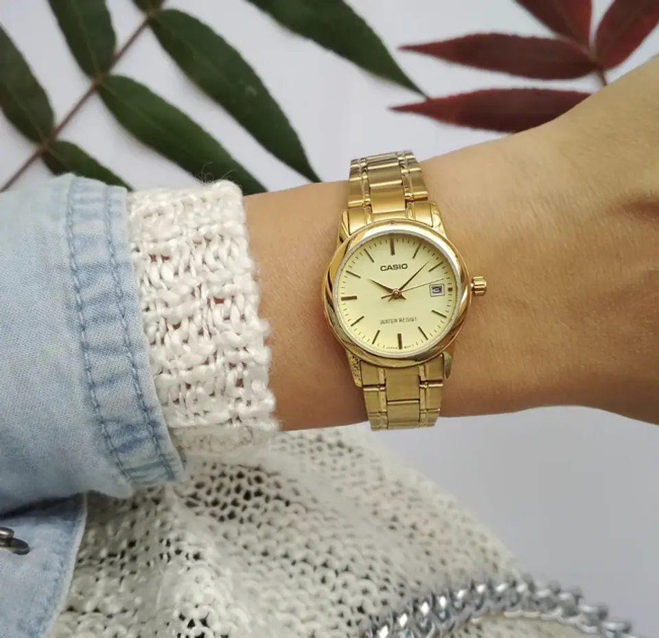 RELOJ CASIO MUJER LTP-V002G-9AUDF 2