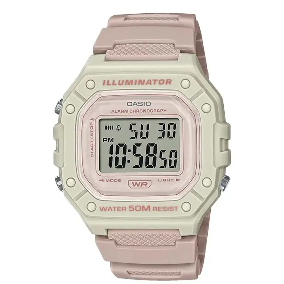 RELOJ CASIO MUJER W-218HC-4A2V 1