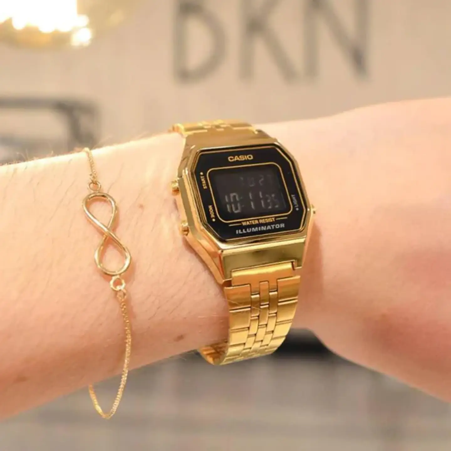 RELOJ CASIO MUJER  LA680WGA-1BDF 3