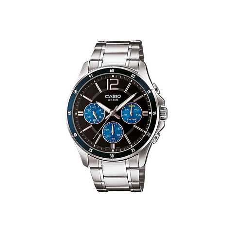 Reloj Casio Para Hombre MTP1374D-2A3 AZUL ZAFIRO