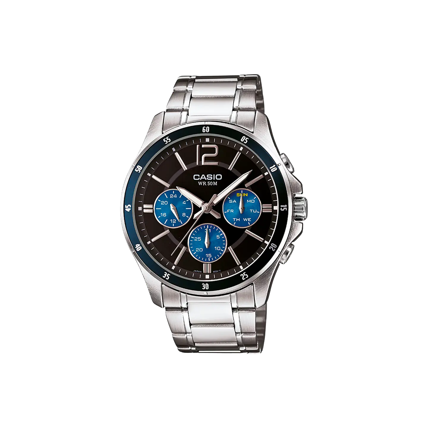 Reloj Casio Para Hombre MTP1374D-2A3 AZUL ZAFIRO 1