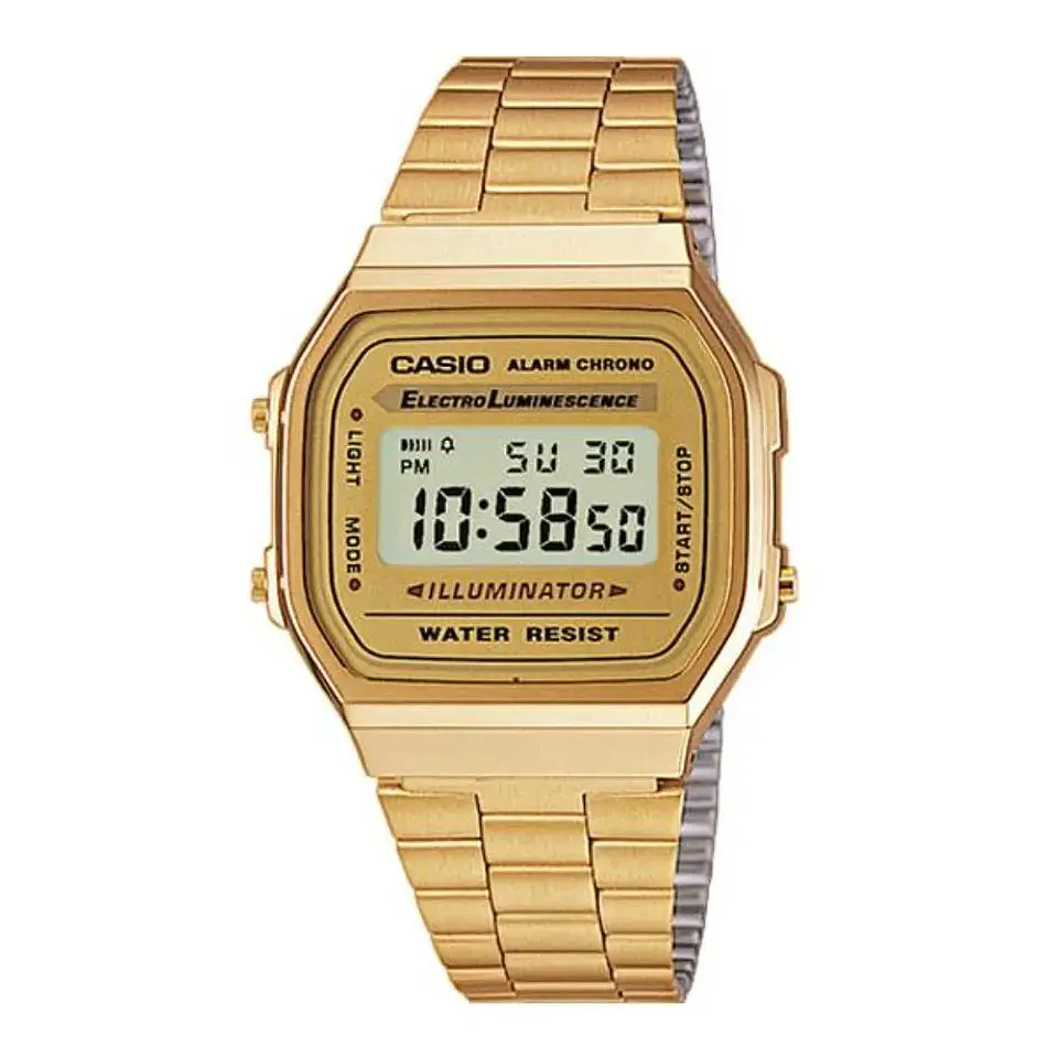 RELOJ CASIO PARA HOMBRE A168WG-9W 1