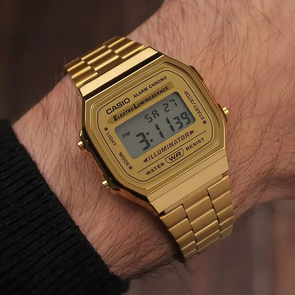 RELOJ CASIO PARA HOMBRE A168WG-9W 2