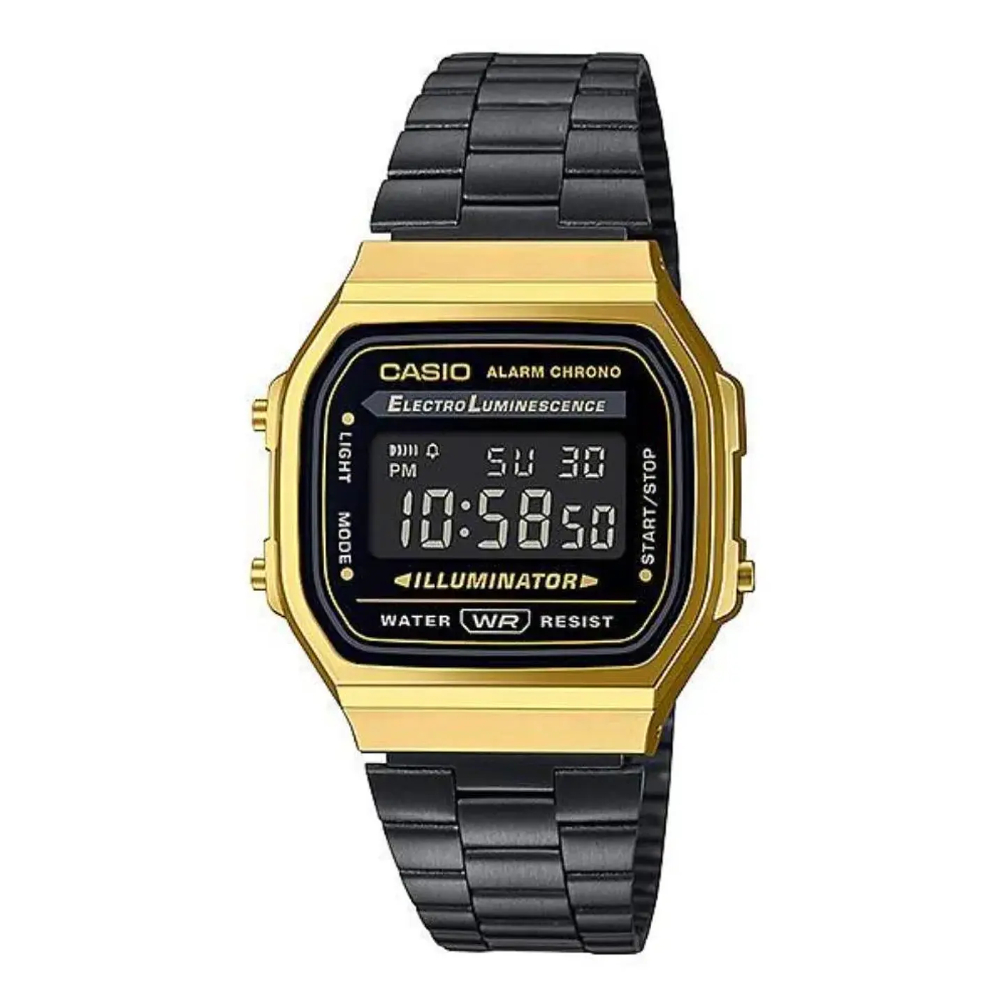 RELOJ CASIO PARA HOMBRE A168WEGB-1B 1