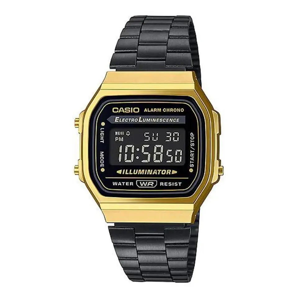 RELOJ CASIO PARA HOMBRE A168WEGB-1B 1