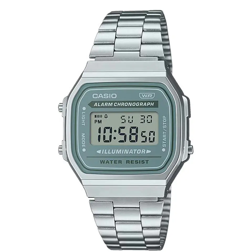RELOJ CASIO PARA HOMBRE A168WA-3A 1