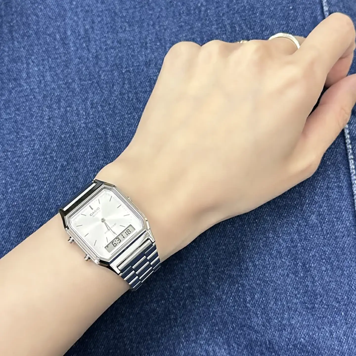 RELOJ CASIO UNISEX AQ-230A-7AMQ 3