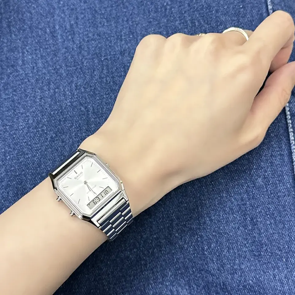 RELOJ CASIO UNISEX AQ-230A-7AMQ 3