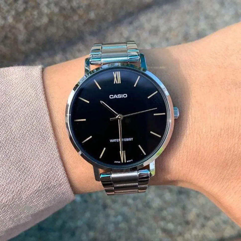 RELOJ CASIO PARA HOMBRE MTP-VT01D-1B 2